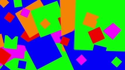 Wall Mural - Colorful Square Spinning Background