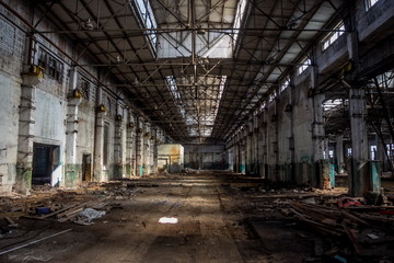  Ruiny fabryki maszyn rolniczych imienia Stalina w Woroneżu
