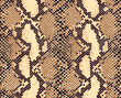 Snakeskin animal print seamless vector pattern.