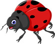 Cute ladybug cartoon for you design