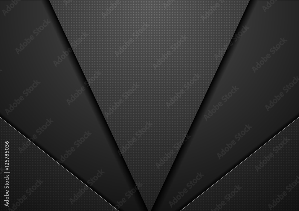 Black abstract concept technology background Stock Vector | Adobe Stock