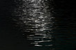 canvas print picture - light reflects on water surface