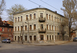 Fototapeta Boho - Old three-storey mansion in Samara
