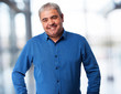 © asierromero - portrait of a mature handsome man smiling