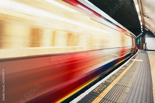 Fotografia Underground train on the move