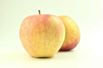 Wall Mural - apple on white background