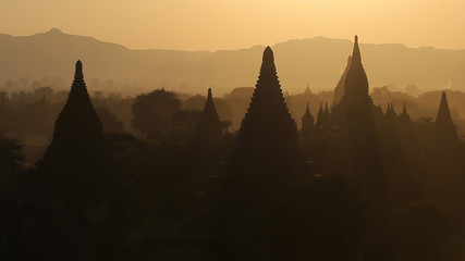 Bagan sunset in Myanmar