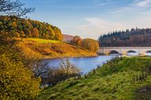 Ladybower Reservoir In Autumn