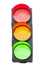 isolated traffic light