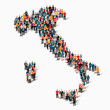 © katty2016 - people map country Italy vector