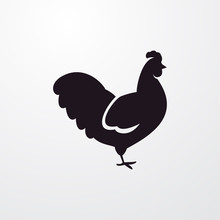 Chicken Icon Illustration
