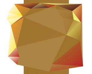 Sticker - Polygonal Abstract Background