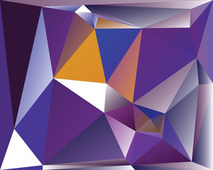 Sticker - Polygonal Abstract Background