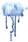 Fototapeta Młodzieżowe - Prussian blue splash