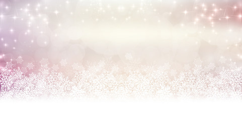 Wall Mural - クリスマス　雪　冬　背景 