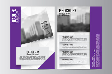abstract flyer design background. brochure template.