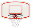 Basketball net and hoop