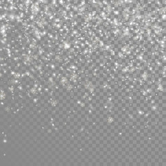 Aufkleber - Vector gold glitter particles background effect