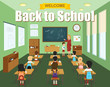 © Macrovector - School Classroom Template