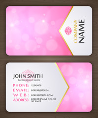 Business card template