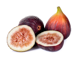 Wall Mural - fig isolated on the white background