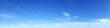 Leinwandbild Motiv Panoramic sky on a sunny day.