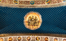 Holy Trinity Painted On The Main Cathedral Ceiling.