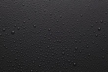 Black Background With Water Drops