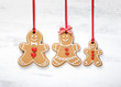 Family of Gingerbread Cookies