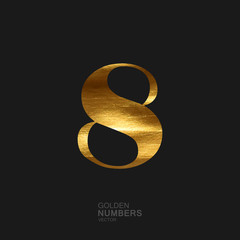 Poster - Golden number 8