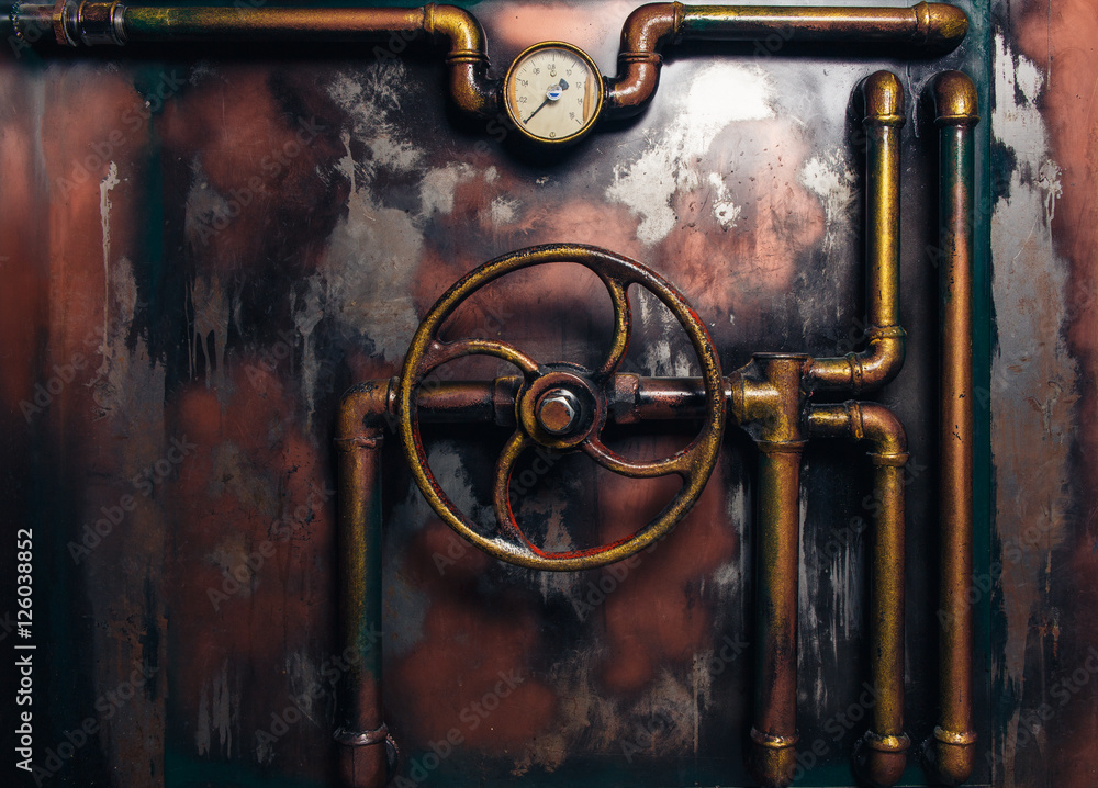 Fotografie, Obraz background vintage steampunk