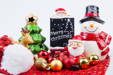 Christmas item for decoration on christmas day.Theme Christmas b