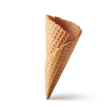 Wafer Cone On White Background