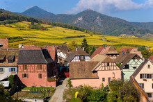 Hunawihr - Small Village In Vineyards Of Alsace - France