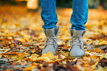 Wall Mural - woman shoes autumn fashion