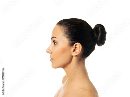 Side View Of Young Woman Face Buy This Stock Photo And Explore Similar Images At Adobe Stock Adobe Stock