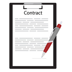 Wall Mural - Business contract concept