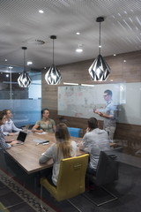 Wall Mural - startup business team on meeting