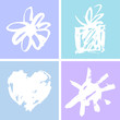 © ElfMo - four frames with water-colour 6
