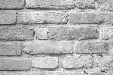 old grey brick wall background