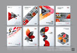 © Diamond Graphics - Business vector set. Brochure template layout, cover design annu