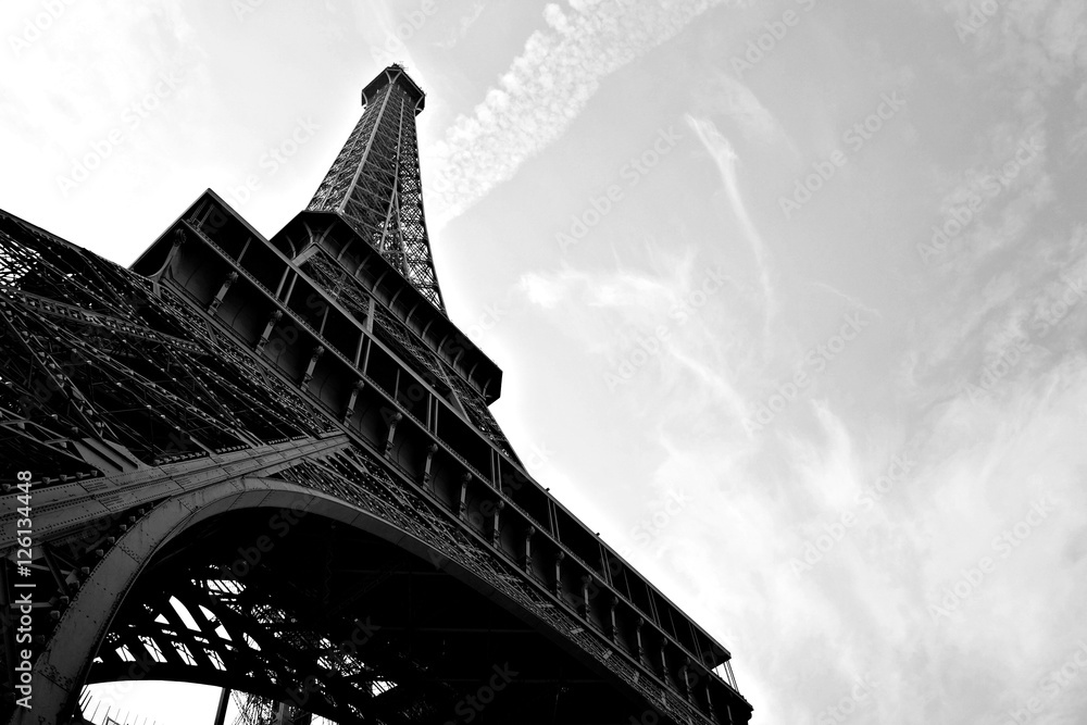Obraz na płótnie Wieża Eiffel w salonie