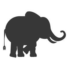 Poster - elephant indian isolated icon vector illustration design