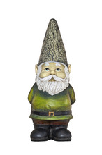 Closeup Of Gnome With Sparkled Hat And Green Suit With No Background/Gnome In Green Suit On Isolated Background