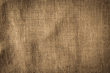 Jute Christmas Background Or Texture