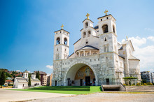 Cathedral Of The Resurrection Of Christ In Podgorica, Montenegro