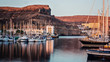 Hafen von Puerto Mogan im Sonnenuntergang – Gran Canaria