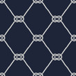 Seamless nautical rope pattern - Square knots