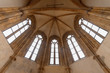 The ceiling of St. Salvator Church. It is early Gothic construction and together with convent of the Order of Poor Ladies belongs to the St. Agnes Convent. It is important cultural landmark.