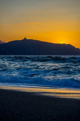 Wall Mural - Sunrise at Tinderi beach, Sicily